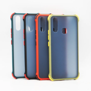 Vivo Y15 Back Cover Smoky Matte Bumper Armor Case For Vivo Y15