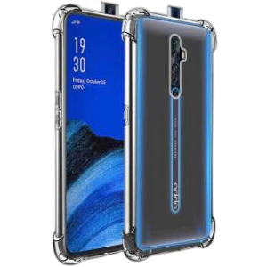 Oppo Reno 2F Back Cover Transparent Extra Bumper Anti Shock Soft Crystal Clear Case For Reno 2F