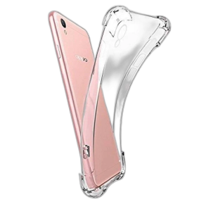 Oppo A37 Back Cover Transparent Extra Bumper Anti Shock Soft Crystal Clear Case For A37