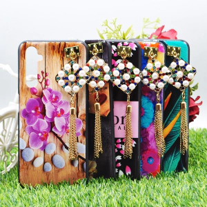 Realme 6 Pro Back Cover Fashion Love Bracelet Chain Bowknot Girl Cover Phone Case For Realme 6 Pro