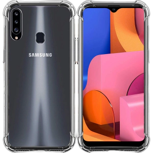 Samsung A20s Back Cover Transparent Extra Bumper Anti Shock Soft Crystal Clear Case For Galaxy A20s