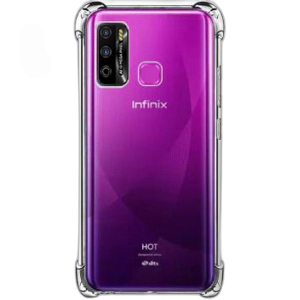 Infinix Hot 11 Play Back Cover Transparent Extra Bumper Anti Shock Soft Crystal Clear Case For Hot 11 Play