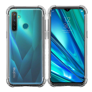 Realme C3 Back Cover Transparent Extra Bumper Anti Shock Soft Crystal Clear Case For Realme C3