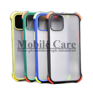 Apple iPhone 12 5.4 Back Cover Shock Proof Camera Extra Bumper Case Cover For iPhone 12 5.4 - Smoky Matte