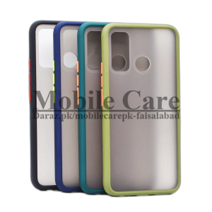 Infinix Hot 9 Back Cover Smoky Matte Armor Case For Hot 9