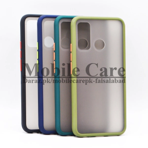 Tecno Camon 15 Back Cover Smoky Matte Armor Case For Camon 15