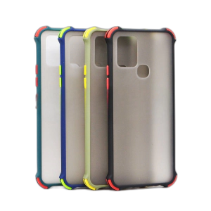 Infinix Hot 10 Back Cover Shock Proof Smoky Matte Extra Bumper Case Cover For Infinix Hot 10