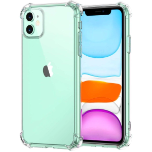 Apple iPhone 11 Back Cover Transparent Extra Bumper Anti Shock Soft Crystal Clear Case Cover For iPhone 11