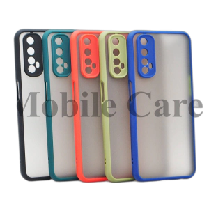 Realme 7 Back Cover Smoky Matte Armor Case Camera Protection Cover For Realme 7