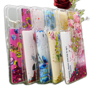 Oppo Reno 4 Back Cover Water Shiny Ladies Soft Silicon Case For Oppo Reno 4 - Glitter