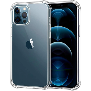 Apple iPhone 12 Pro Back Cover Transparent Extra Bumper Anti Shock Soft Crystal Clear Case For iPhone 12 Pro (6.1)
