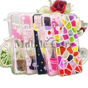 Oppo A52 Back Cover Water Glitter Shiny Ladies Soft Silicon Case For Oppo A52