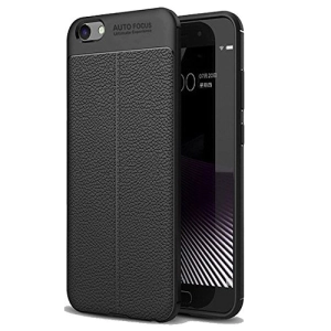 Oppo A57 Back Cover Auto Focus Shock Proof Leather Pattern Armor Soft Case Cover For Oppo A57