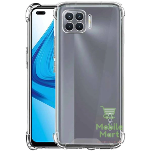Oppo F17 Pro Back Cover Transparent Extra Bumper Anti Shock Soft Crystal Clear Case For Oppo F17 Pro
