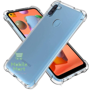 Samsung Galaxy A11 Back Cover Transparent Extra Bumper Anti Shock Soft Crystal Clear Case For Samsung Galaxy A11