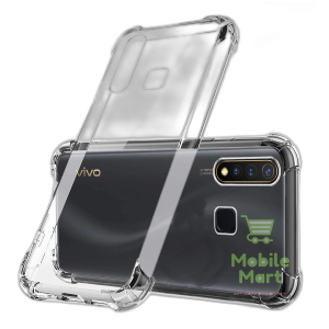 Vivo Y19 Back Cover Transparent Extra Bumper Anti Shock Soft Crystal Clear Case For Vivo Y19