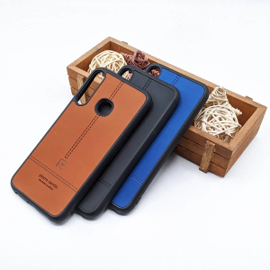 Infinix Smart 3 Plus Back Cover Multicolour Soft Pierre Leather stuff pouch Texture pattren Case Cover For Infinix Smart 3 Plus