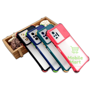 Xiaomi Redmi Note 10 Pro Back Cover Smoky Matte Bumper Armor Case Window Shutter Slide Camera lens Protector Case Cover For Xiaomi Redmi Note 10 Pro