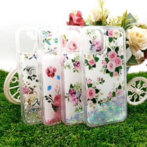 Apple iPhone 12 Pro Back Cover Water Shiny Ladies Soft Silicon Case For Apple iPhone 12 Pro - Glitter