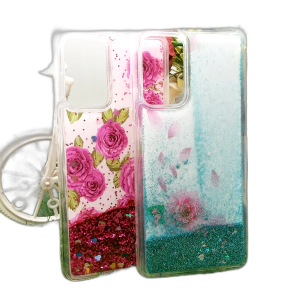 Samsung Galaxy A52 Back Cover Water Glitter Shiny Ladies Soft Silicon Case For Samsung Galaxy A52