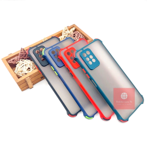 Infinix Note 10 Pro Back Cover Smoky Matte Bumper Armor Case Camera Protection Cover For Infinix Note 10 Pro