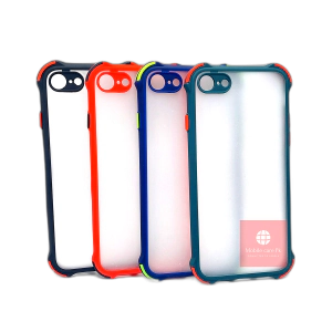 Apple iPhone 8 Back Cover Smoky Matte Bumper Armor Case Camera Protection Cover For Apple iPhone 8