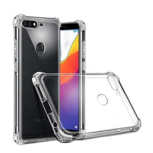 Huawei Y6 2018 Back Cover Transparent Extra Bumper Anti Shock Soft Crystal Clear Case For Huawei Y6 2018