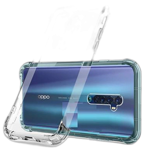 Oppo Reno 2 Back Cover Transparent Extra Bumper Anti Shock Soft Crystal Clear Case For Oppo Reno 2