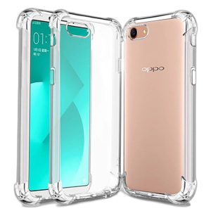 Oppo A83 Back Cover Transparent Extra Bumper Anti Shock Soft Crystal Clear Case For Oppo A83