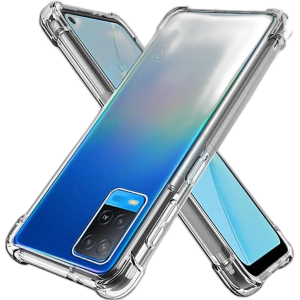 Oppo A54 Back Cover Transparent Extra Bumper Anti Shock Soft Crystal Clear Case For Oppo A54