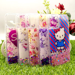 Apple iPhone 12 Pro Max Back Cover Water Glitter Shiny Ladies Soft Silicon Case For iPhone 12 Pro Max
