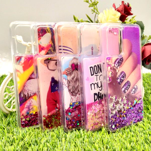 Oppo F19 Back Cover Back Cover Water Glitter Shiny Ladies Soft Silicon Case For Oppo F19