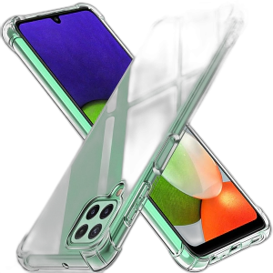 Samsung A22 Back Cover Transparent Extra Bumper Anti Shock Soft Crystal Clear Case For Samsung A22