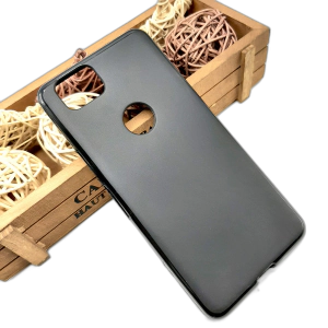 Google Pixel 2 Back Cover Soft Case For Google Pixel 2 - Plain Black