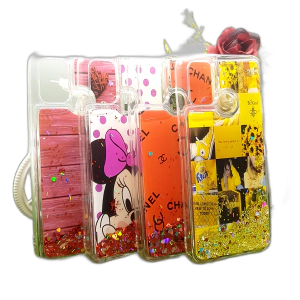 Realme 7i Back Cover Water Glitter Shiny Ladies Soft Silicon Case For Realme 7i