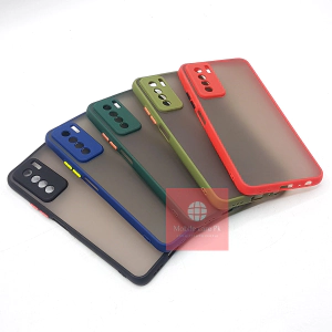 Tecno Camon 17 Pro Back Cover Smoky Matte Armor Case Camera Protection Cover For Tecno Camon 17 Pro