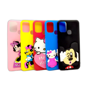 Infinix Hot 11 Play back fancy cover soft silicone hello kitty cover for girls