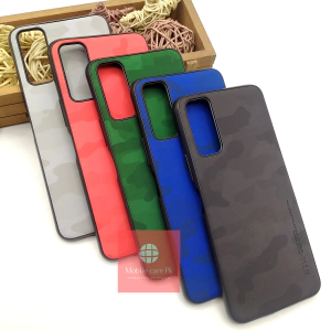 Vivo Y20A Back Cover Leather Soft Color Full Silicon Cover For Boys