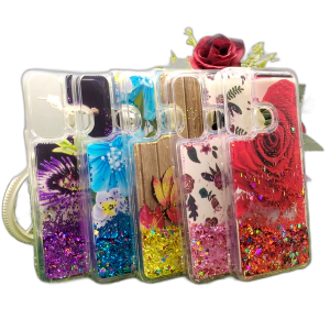 Infinix Hot 11 Back Cover Water Glitter Shiny Soft Silicon Hot 11 Case For Girls