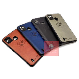 Tecno Pop 5 Back Cover Leather Type Soft Pop 5 Case For Boys