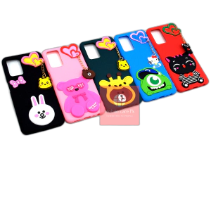 Oppo A54 Back Cover Hello Kitty Braslate Chain Soft A54 Case For Girls