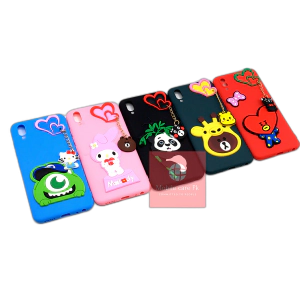 Vivo Y91c Back Cover Hello Kitty Braslate Chain Soft Y91C Case For Girls