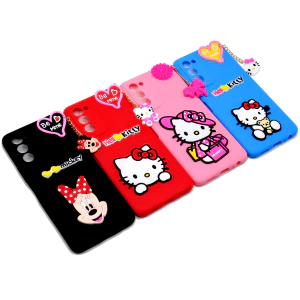 Tecno Camon 18P Back Cover Hello Kitty Braslate Chain Soft Camon 18P Case For Girls