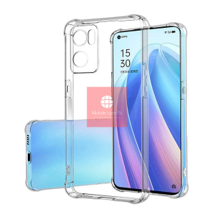Oppo A76 Back Cover Transparent Extra Bumper Anti Shock Soft Crystal Clear Case For Oppo A76