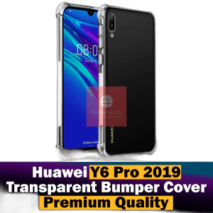 Huawei Y6 Pro 2019 Back Cover Transparent Extra Bumper Anti Shock Soft Crystal Clear Case For Huawei Y6 Pro 2019