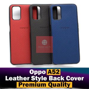 Oppo A52 Back Cover Leather Type Soft A52 Case For Boys