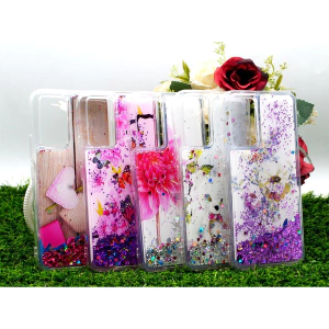 Vivo V23e Back Cover Water Shiny Soft Silicon V23e Case For Girls - Glitter