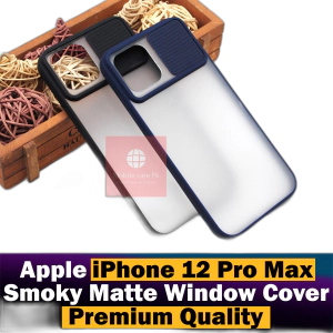 Apple iPhone 12 Pro Max Back Cover Smoky Matte Window Shutter iPhone 12 Pro Max Case For Boys