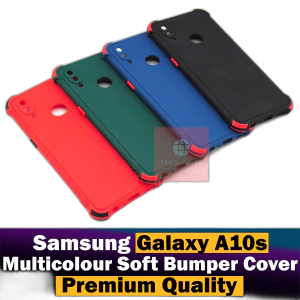 Samsung Galaxy A10s Back Cover Multicolour Soft Plain Bumper Camera Protection Cover For Galaxy A10s