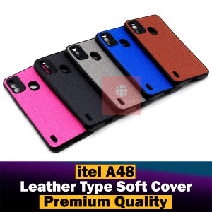 iTel A48 Back Cover Leather Type Soft A48 Case For Boys